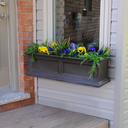 Mayne Fairfield Window Box 3' - Espresso 5822-ES